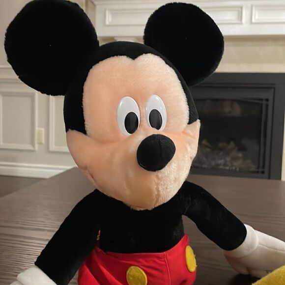 Vintage Applause Mickey Mouse Mickey and Pals Plush Stuffed Animal 19” long - Picture 8 of 11